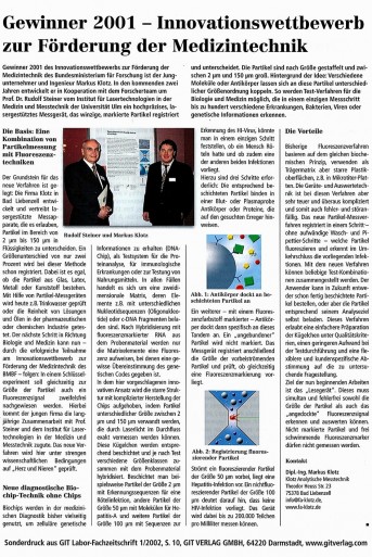 Bericht: Gewinner des Innovationswettbewerbs zur Förderung der Medizintechnik
